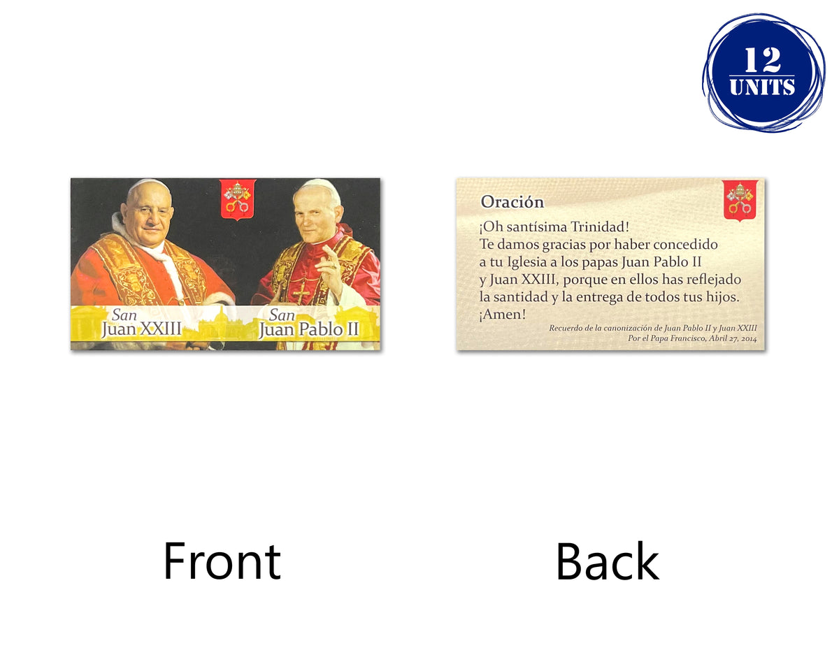 Estampas Católicas en Español – Prayer Holy Cards in Spanish, 3.5" x 2"