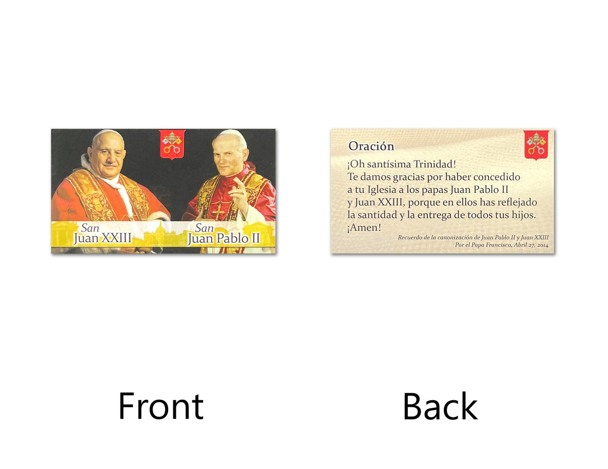 Estampas Católicas en Español – Prayer Holy Cards in Spanish, 3.5" x 2"