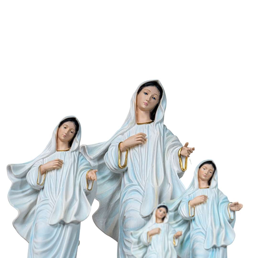 The Faith Gift Shop Our Lady  of Medjugorje Queen of Peace- Hand Painted in Italy - Our Tuscany Collection -