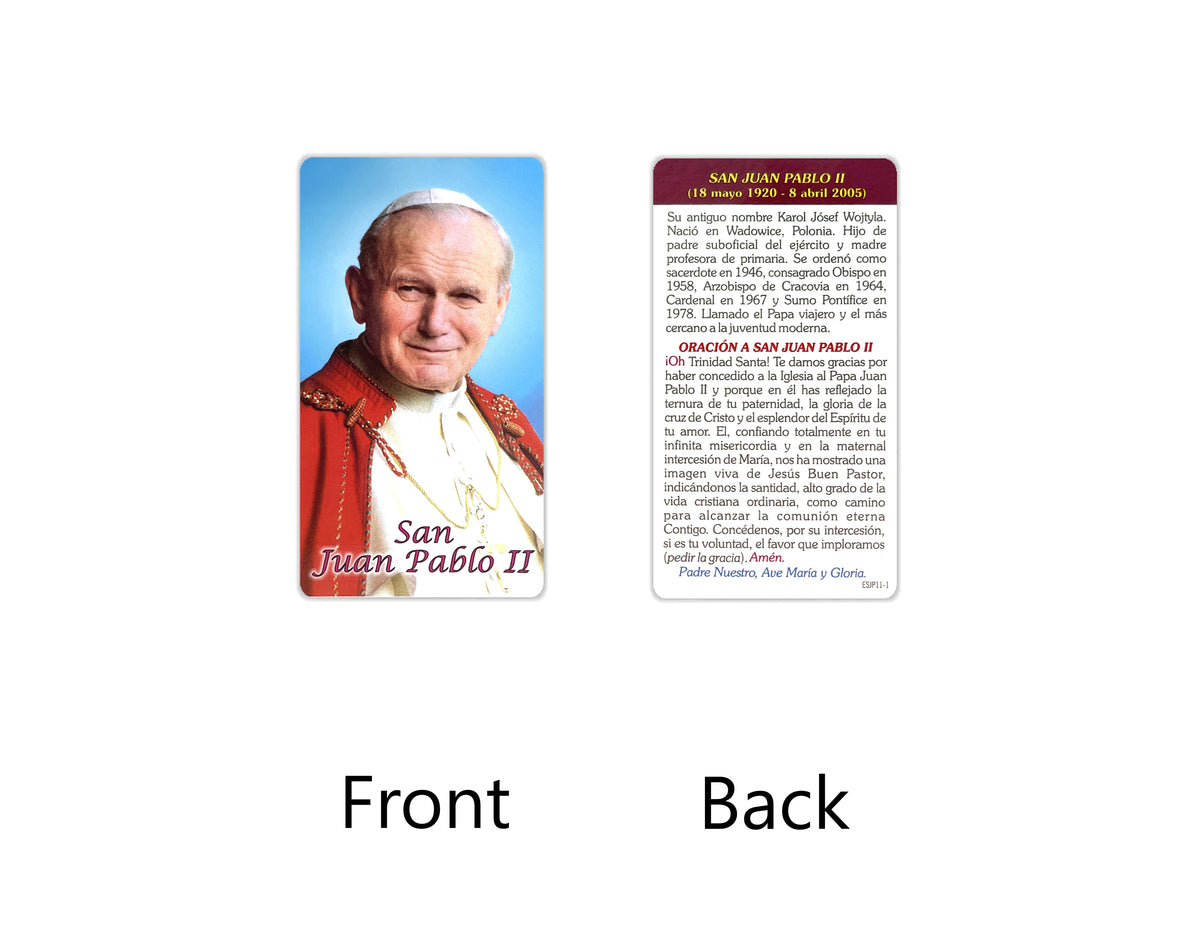 Estampas Católicas en Español – Prayer Holy Cards in Spanish, 3.5" x 2"