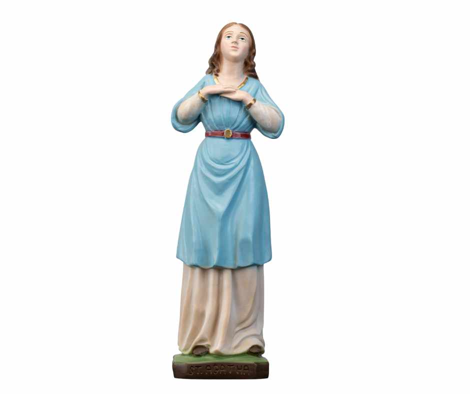 The Faith Gift Shop Saint Agatha statue  - Hand Painted in Italy - Our Tuscany Collection - Estatua de Santa Agata