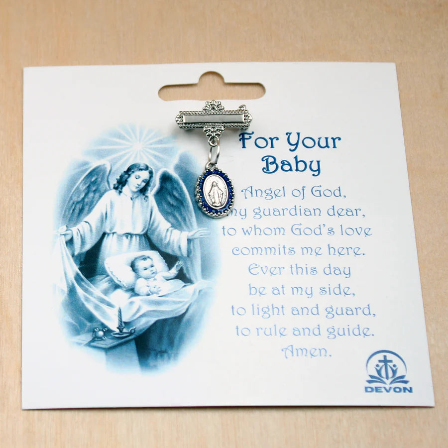 "For your Baby" Pin and Prayer Card