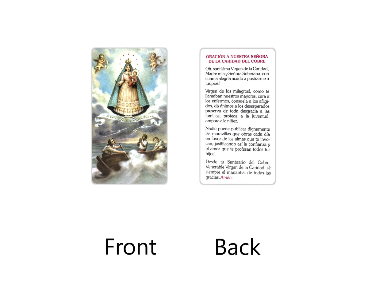 Estampas Católicas en Español – Prayer Holy Cards in Spanish, 3.5" x 2"