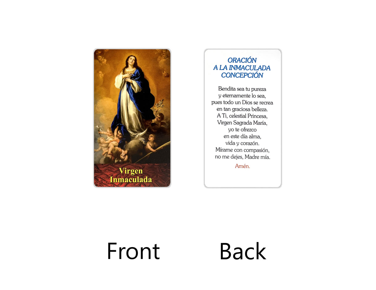 Estampas Católicas en Español – Prayer Holy Cards in Spanish, 3.5" x 2"