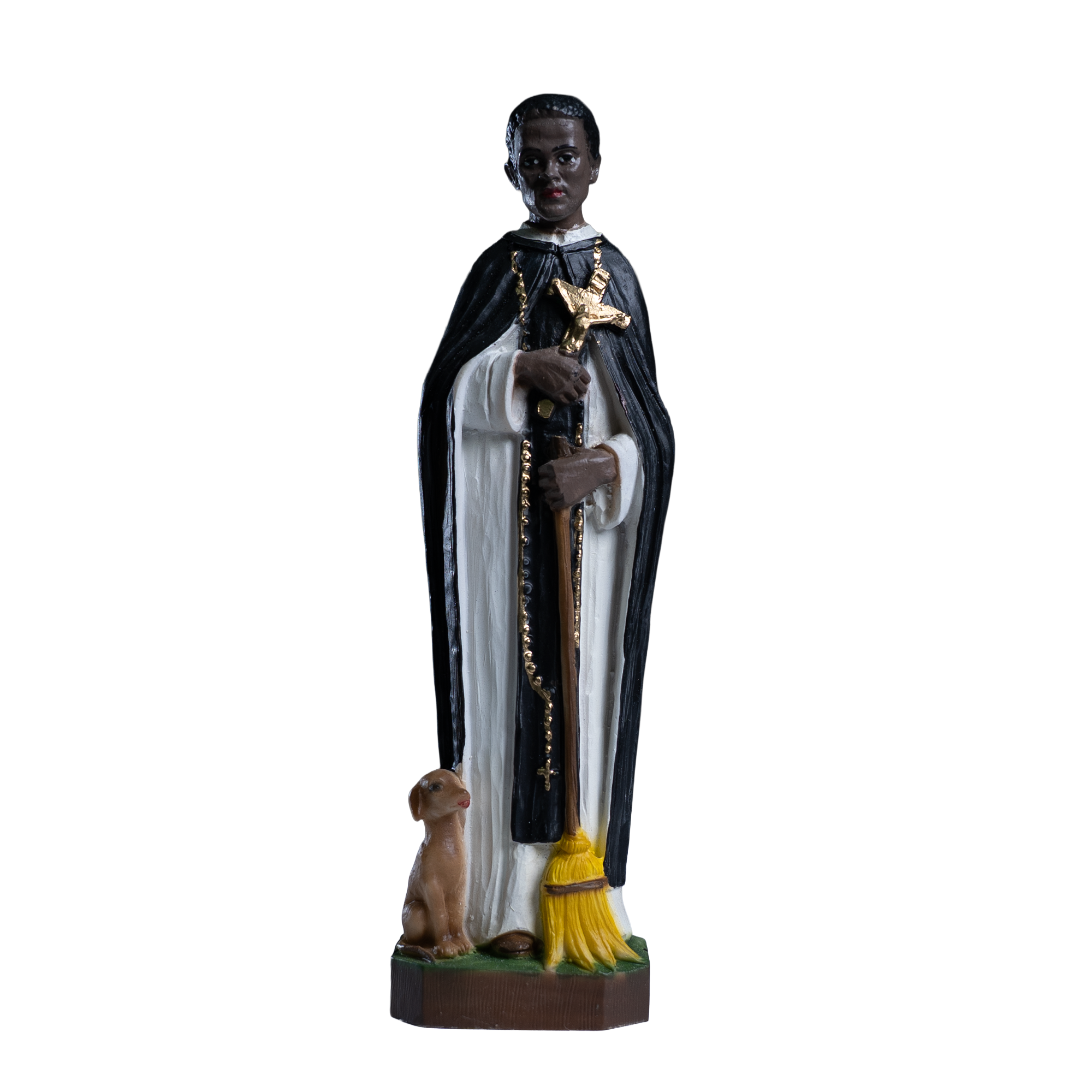 The Faith Gift Shop Saint Martin de Porres statue - Hand Painted in Italy - Our Tuscany Collection - Estatua de San Martin de Porres