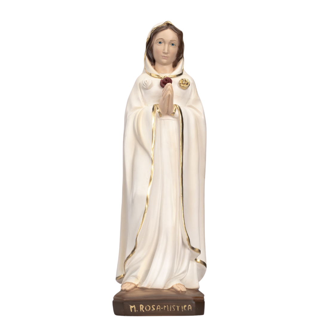 The Faith Gift Shop Mystic Rose Virgin Mary Hand Painted in Italy - Our Tuscany Collection - Virgen Maria Rosa Mistica