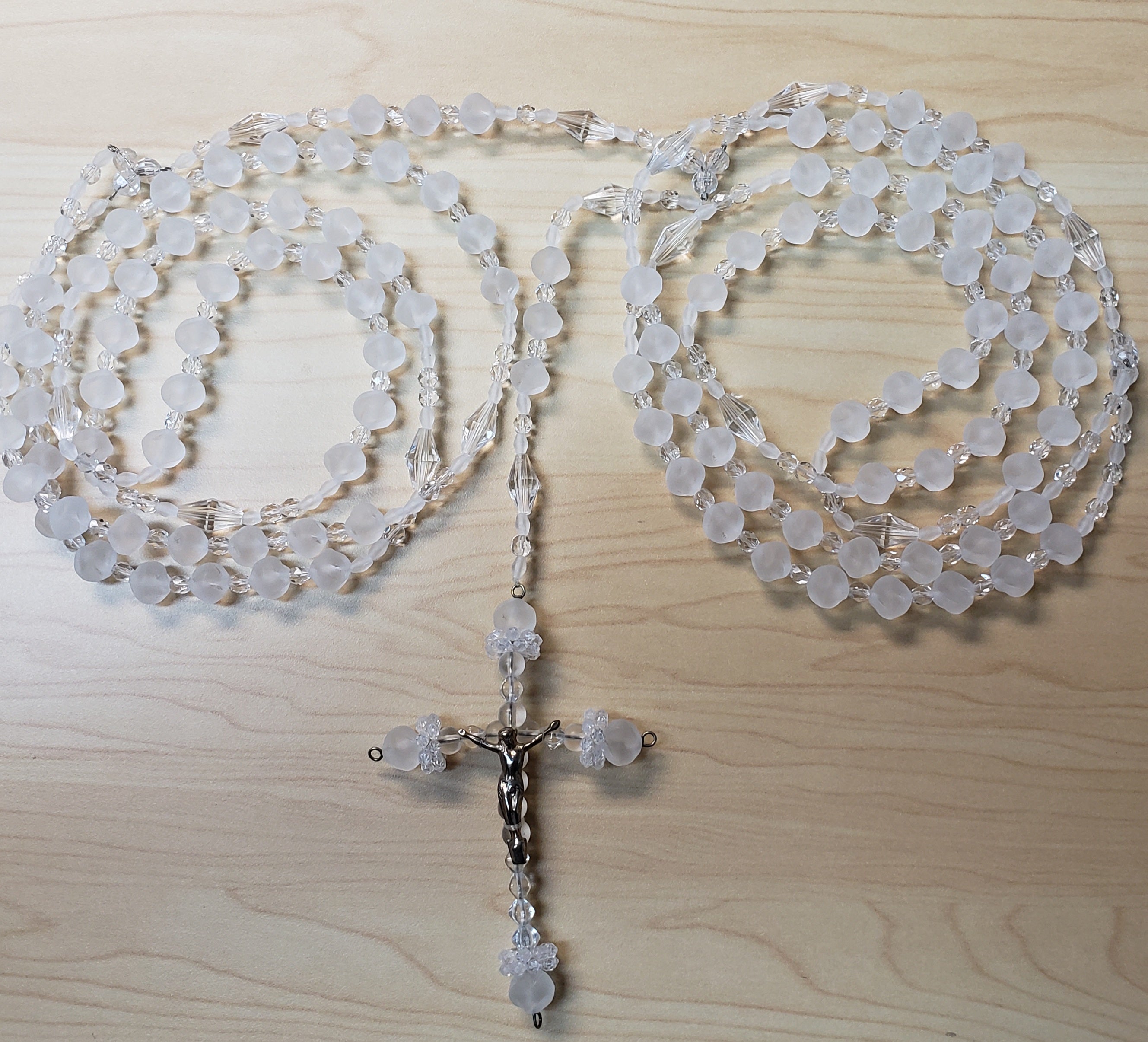 Lasso Wedding Rosary Crystal -   Rosario de Bodas Cristal