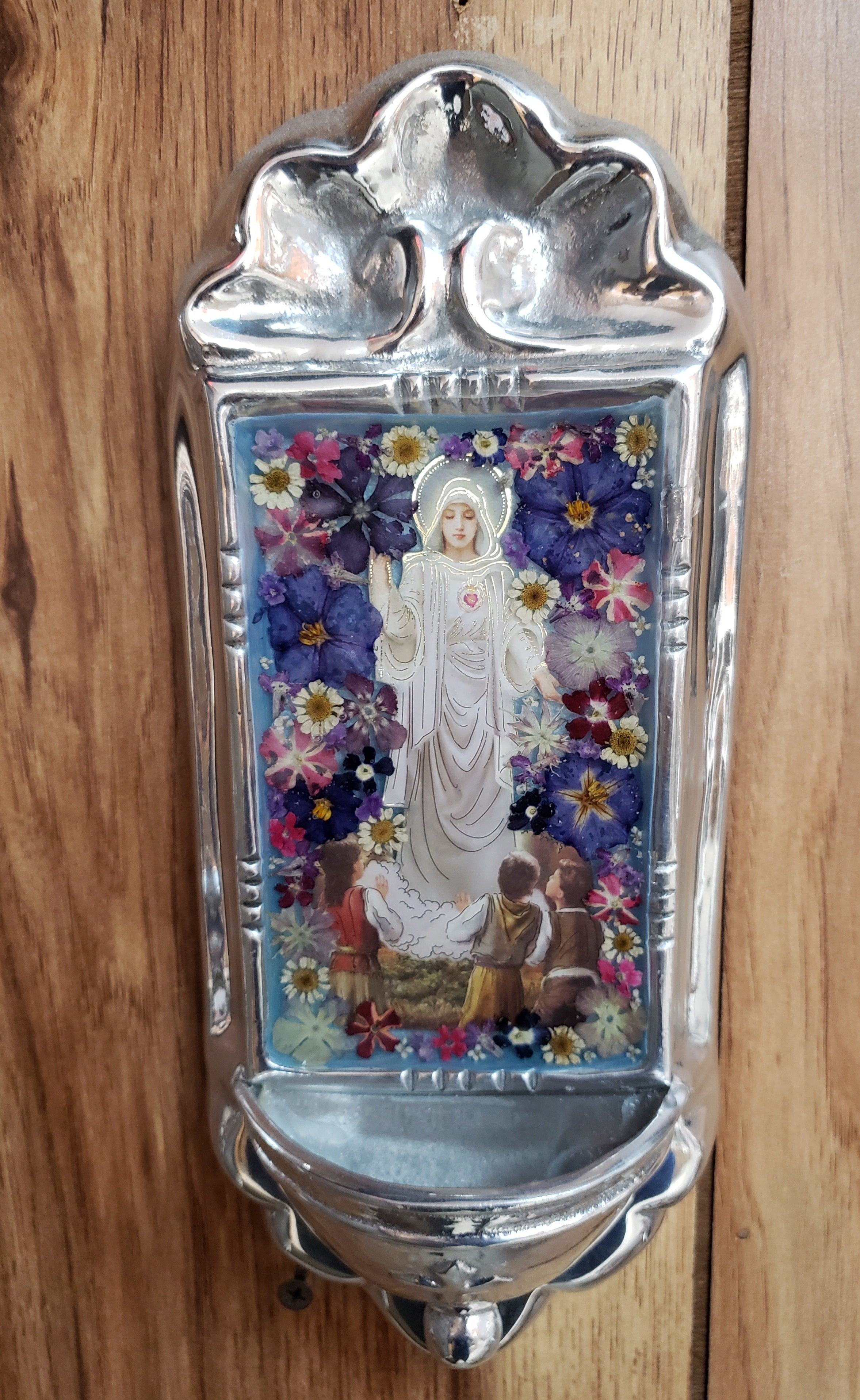 Pressed Flowers Wall Niche - Guadalupe Collection