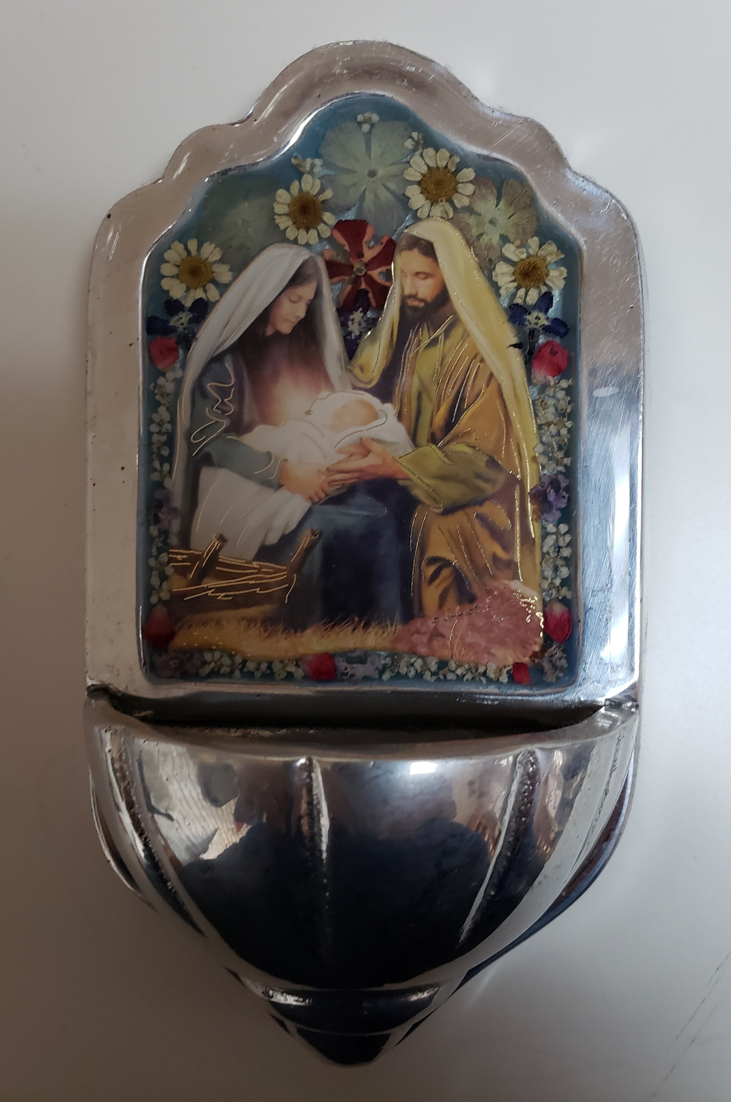 Pressed Flowers Niche - Holy Water