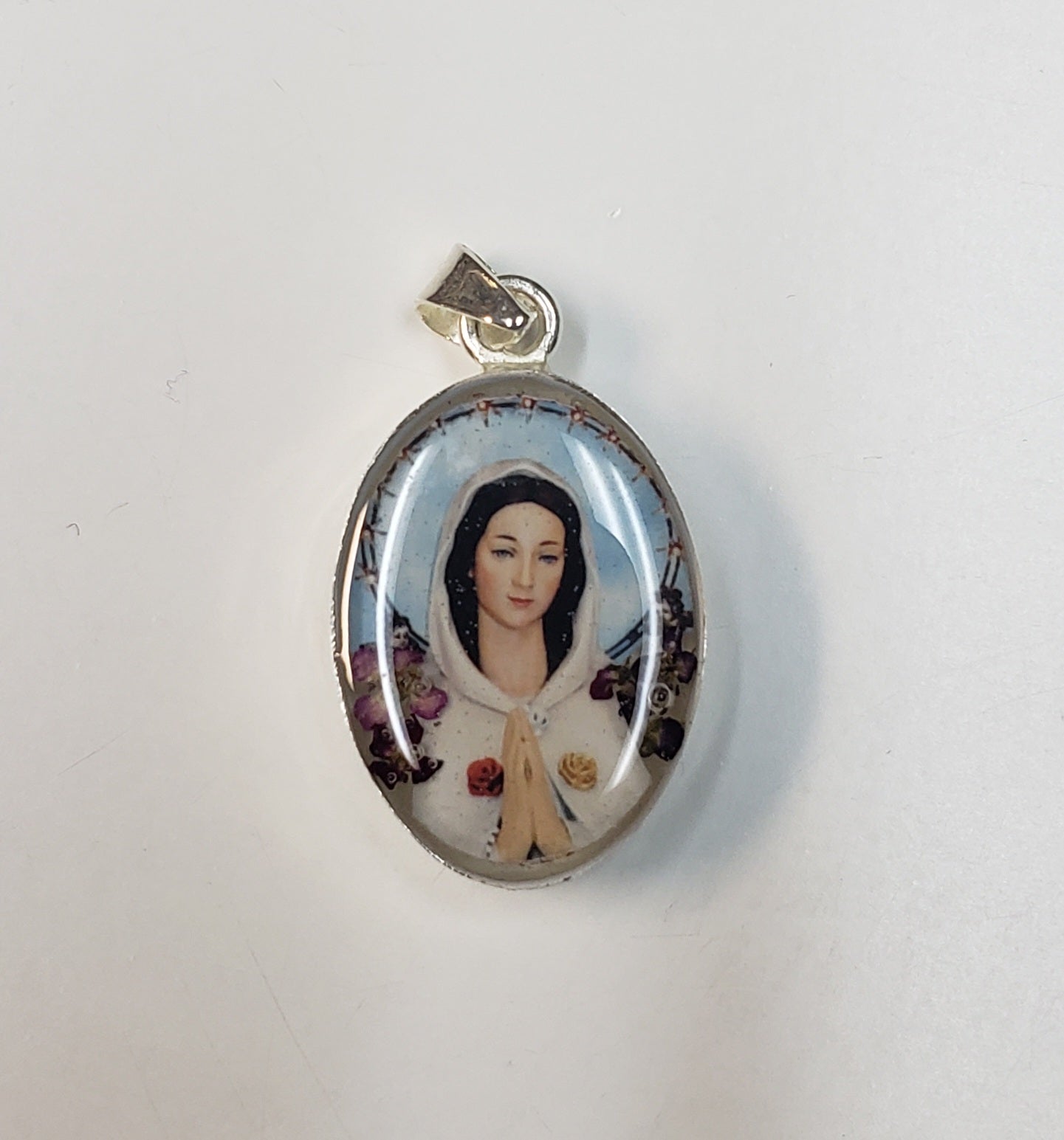 Medal of Virgin Mary The Mystic Rose/ Maria Rosa Mistica