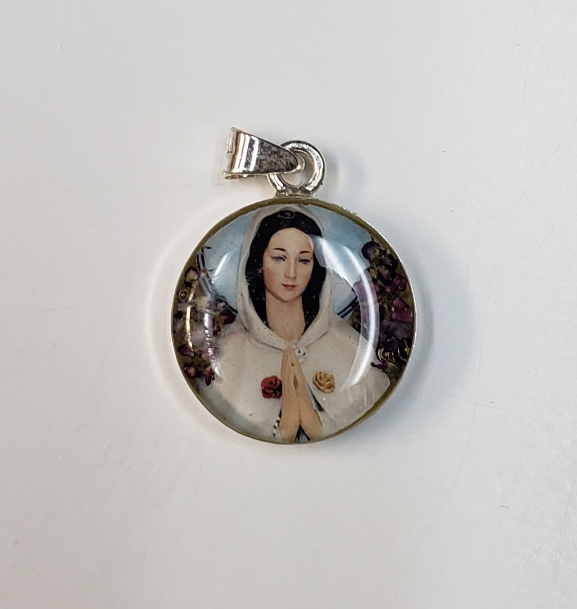 Medal of Virgin Mary The Mystic Rose/ Maria Rosa Mistica