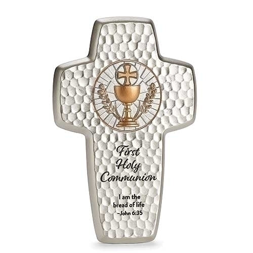 7.25"H FIRST COMMUNION WALL CROSS