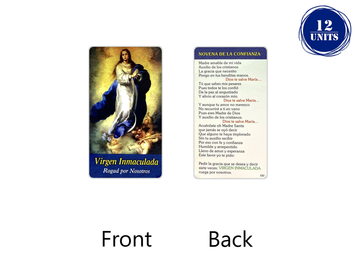 Estampa católica con oración en español, holy card 3.5 x 2 inch – view 21