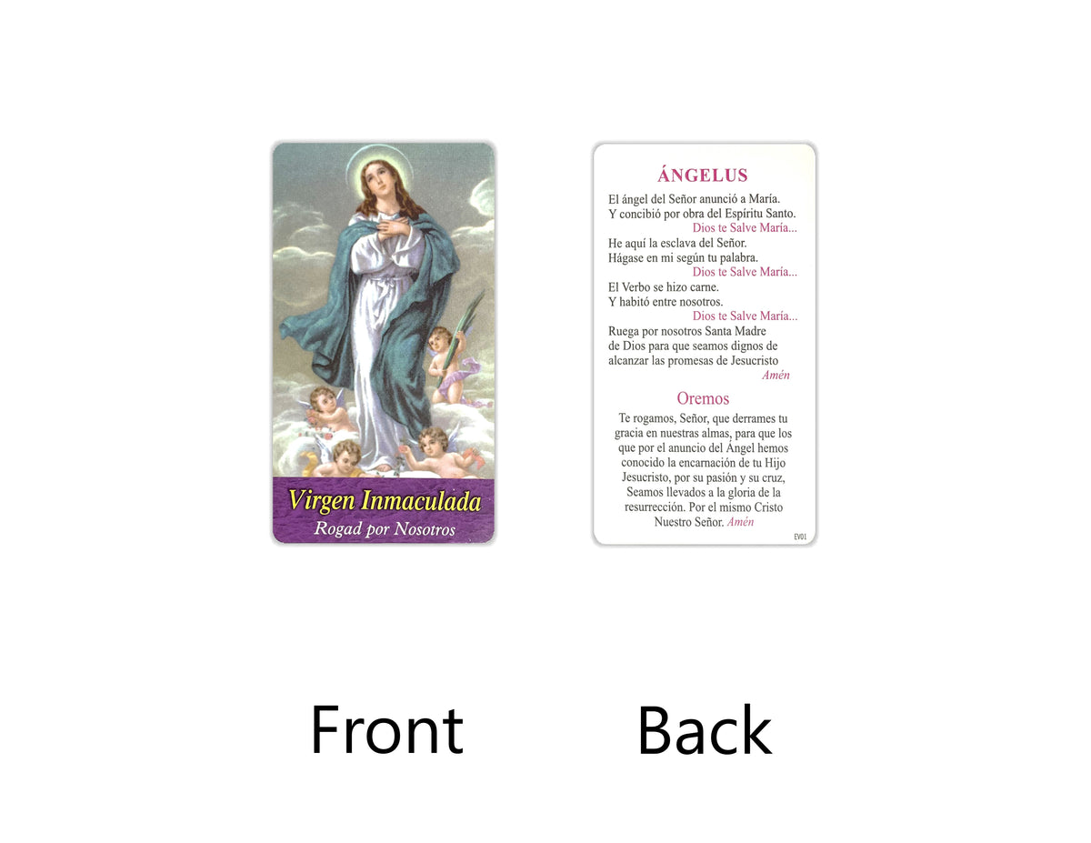Estampas Católicas en Español – Prayer Holy Cards in Spanish, 3.5" x 2"