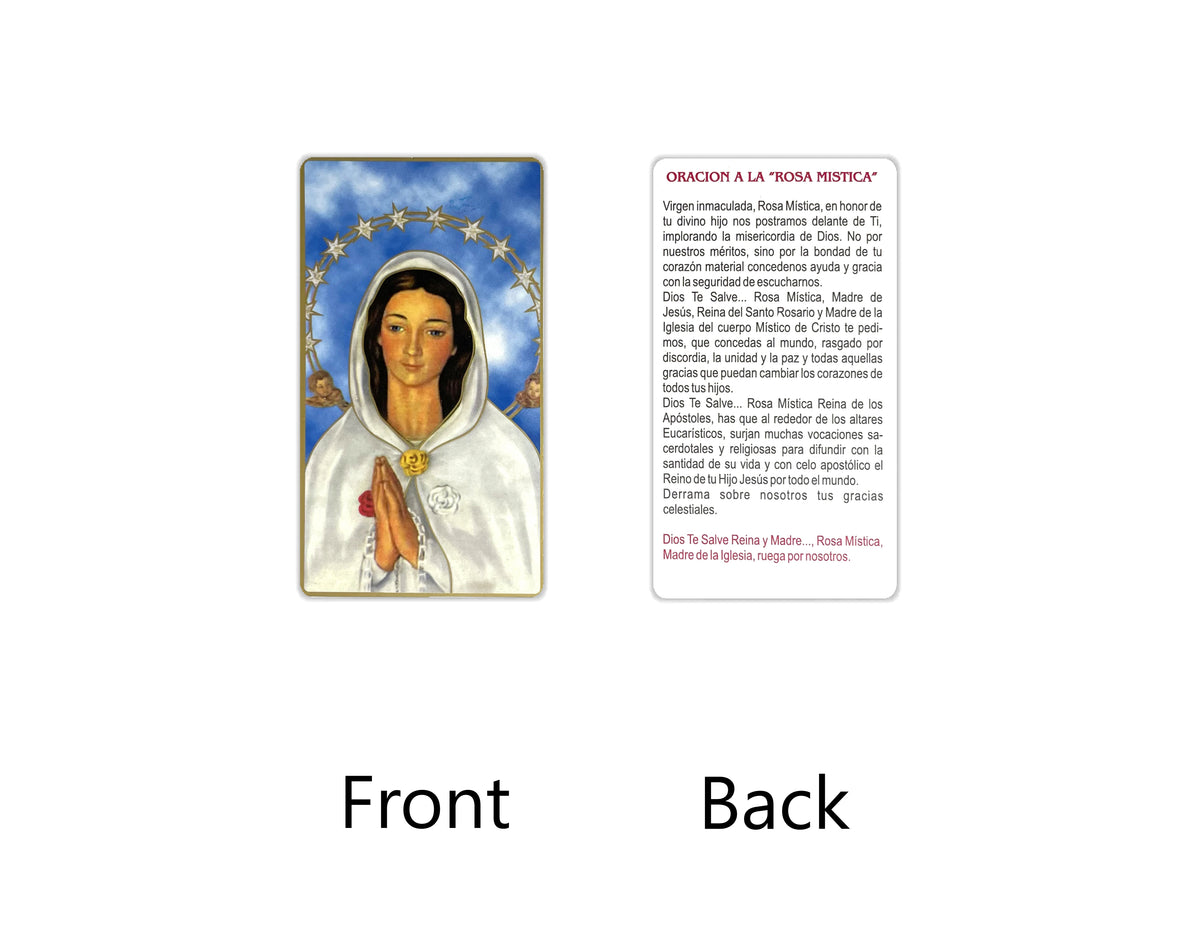 Estampas Católicas en Español – Prayer Holy Cards in Spanish, 3.5" x 2"