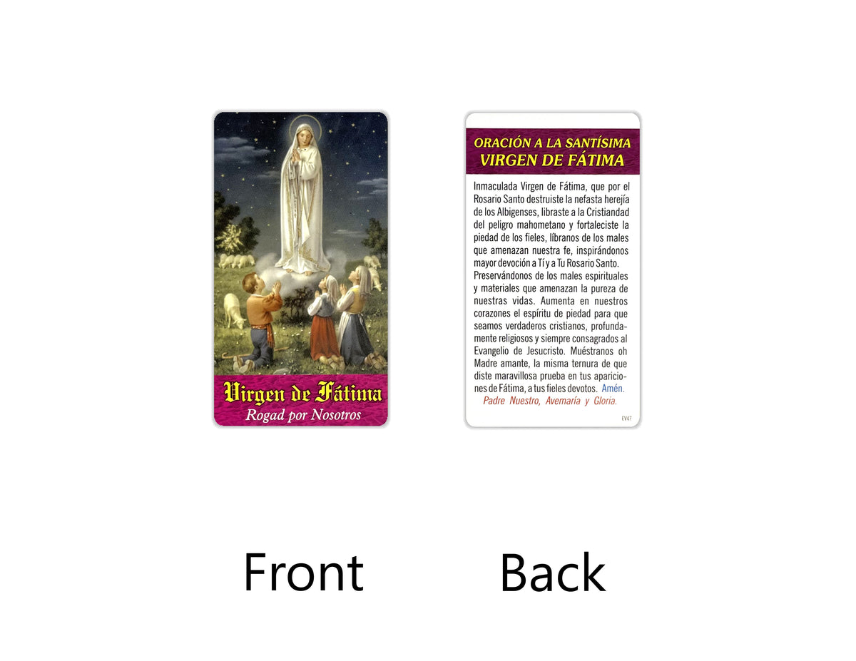 Estampas Católicas en Español – Prayer Holy Cards in Spanish, 3.5" x 2"