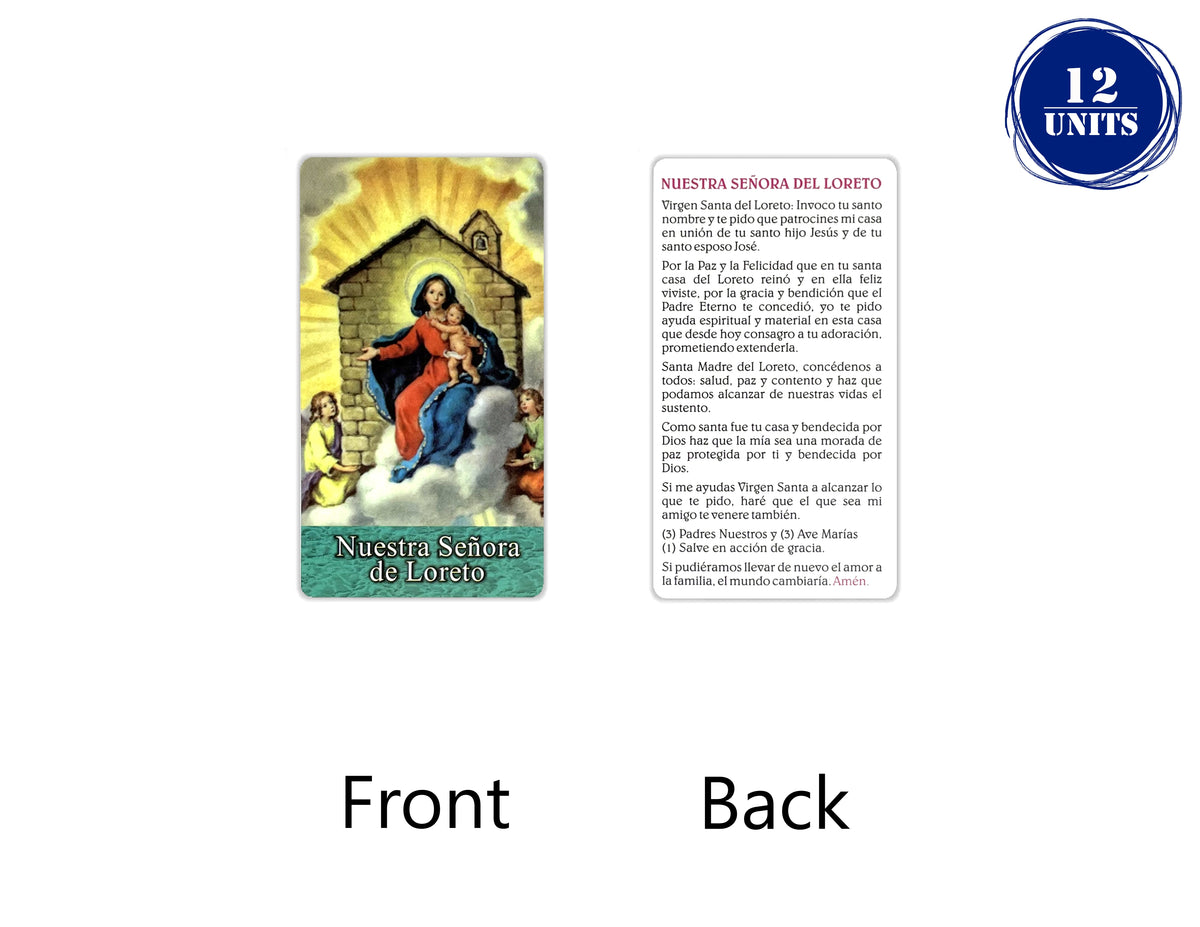 Estampa católica con oración en español, holy card 3.5 x 2 inch – view 29
