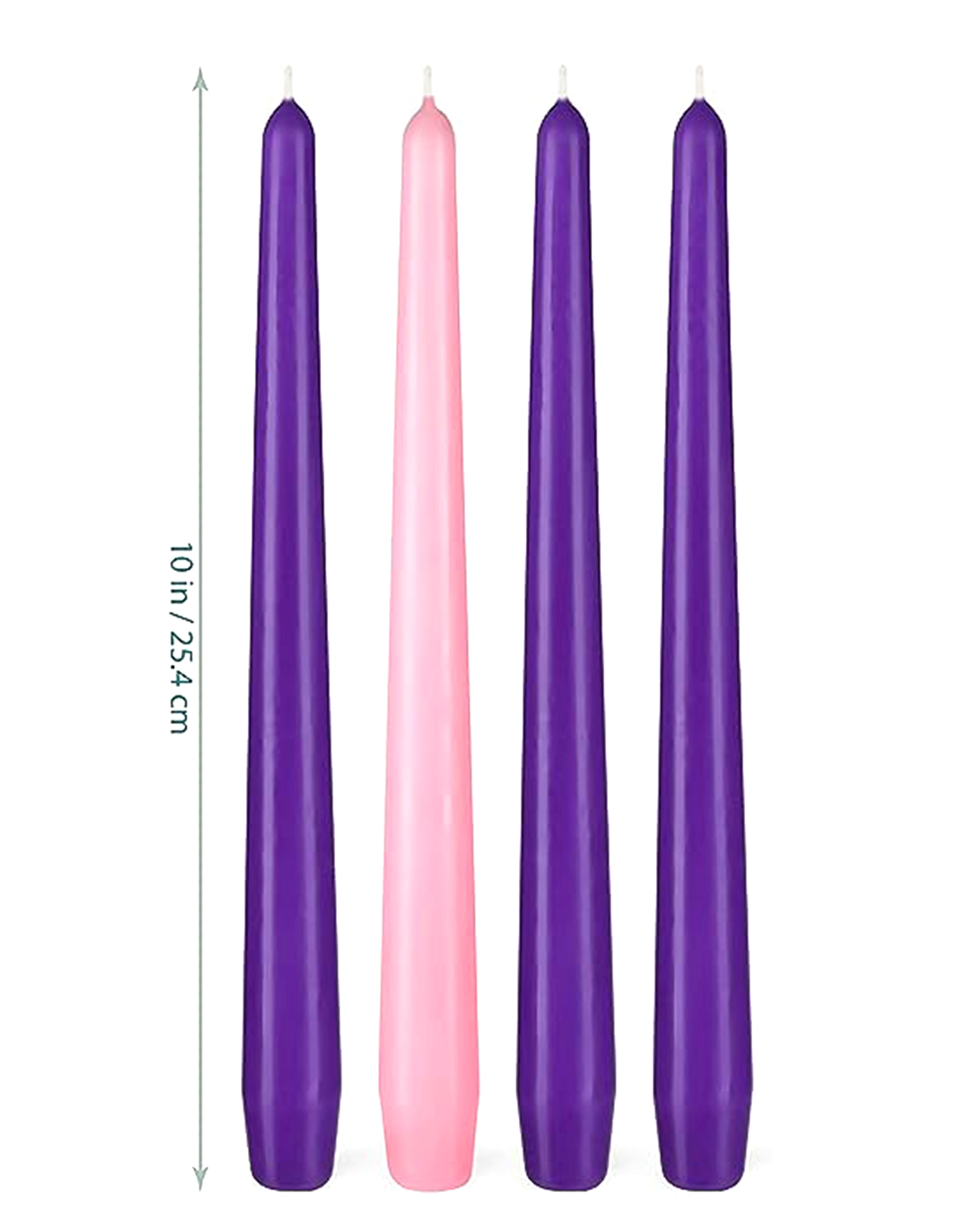 10" Advent Candle Set of 4 candles