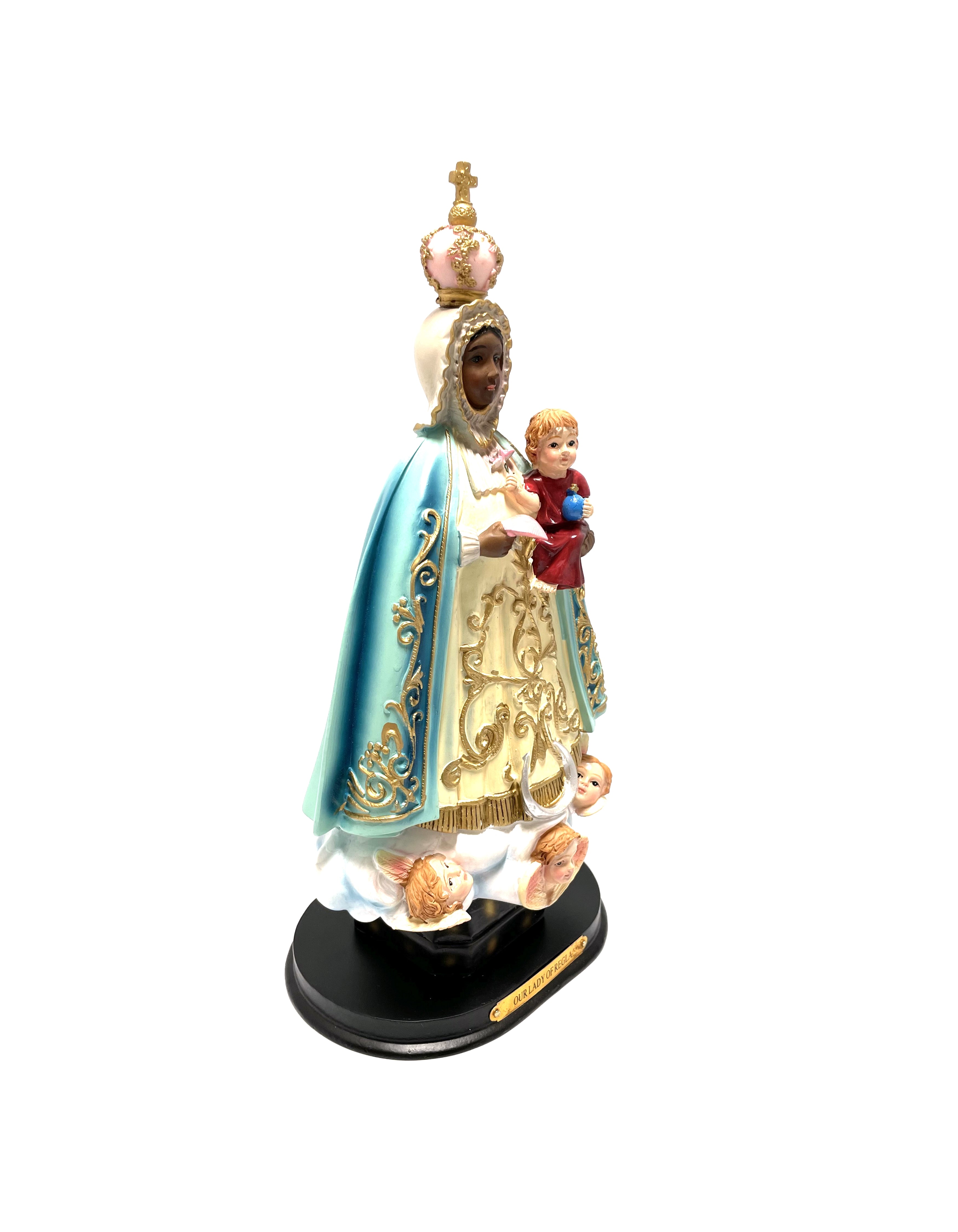 Religious statue of Our Lady of Regla La Virgen de Regla 12" height