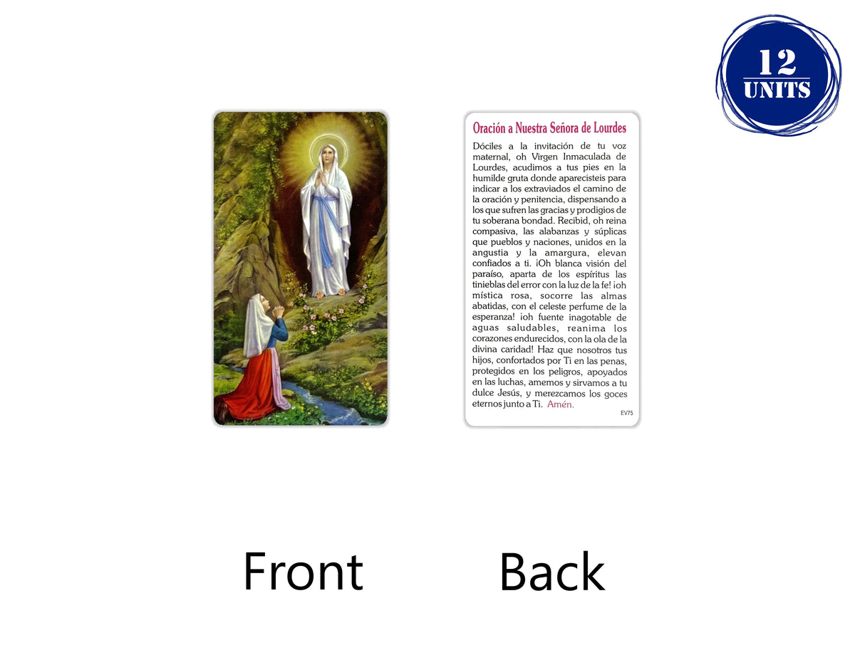 Estampa católica con oración en español, holy card 3.5 x 2 inch – view 31