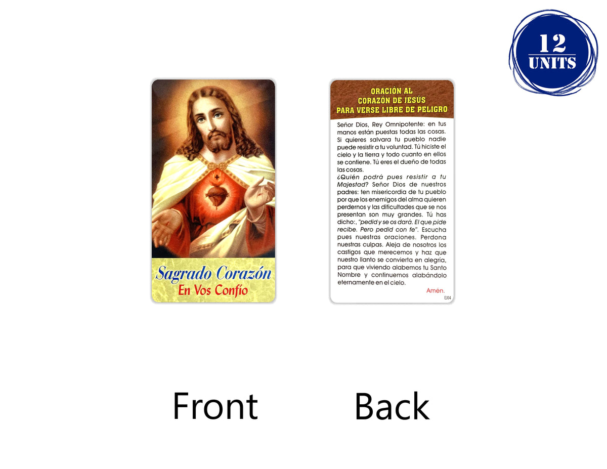 Estampa católica con oración en español, holy card 3.5 x 2 inch – view 34
