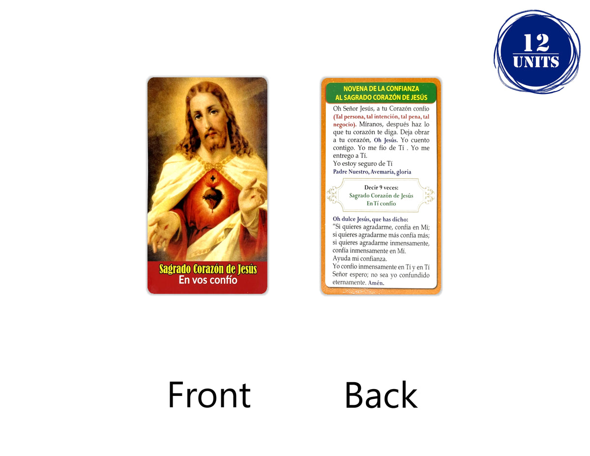 Estampa católica con oración en español, holy card 3.5 x 2 inch – view 35