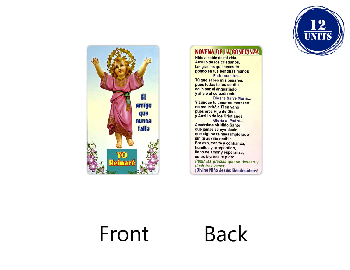 Estampas Católicas en Español – Prayer Holy Cards in Spanish, 3.5" x 2"