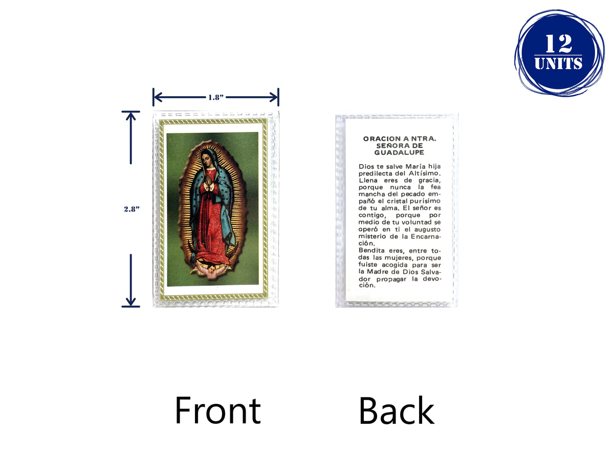 Estampa católica plastificada con oración en español – view 39