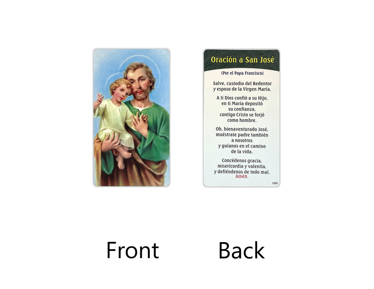 Estampas Católicas en Español – Prayer Holy Cards in Spanish, 3.5" x 2"