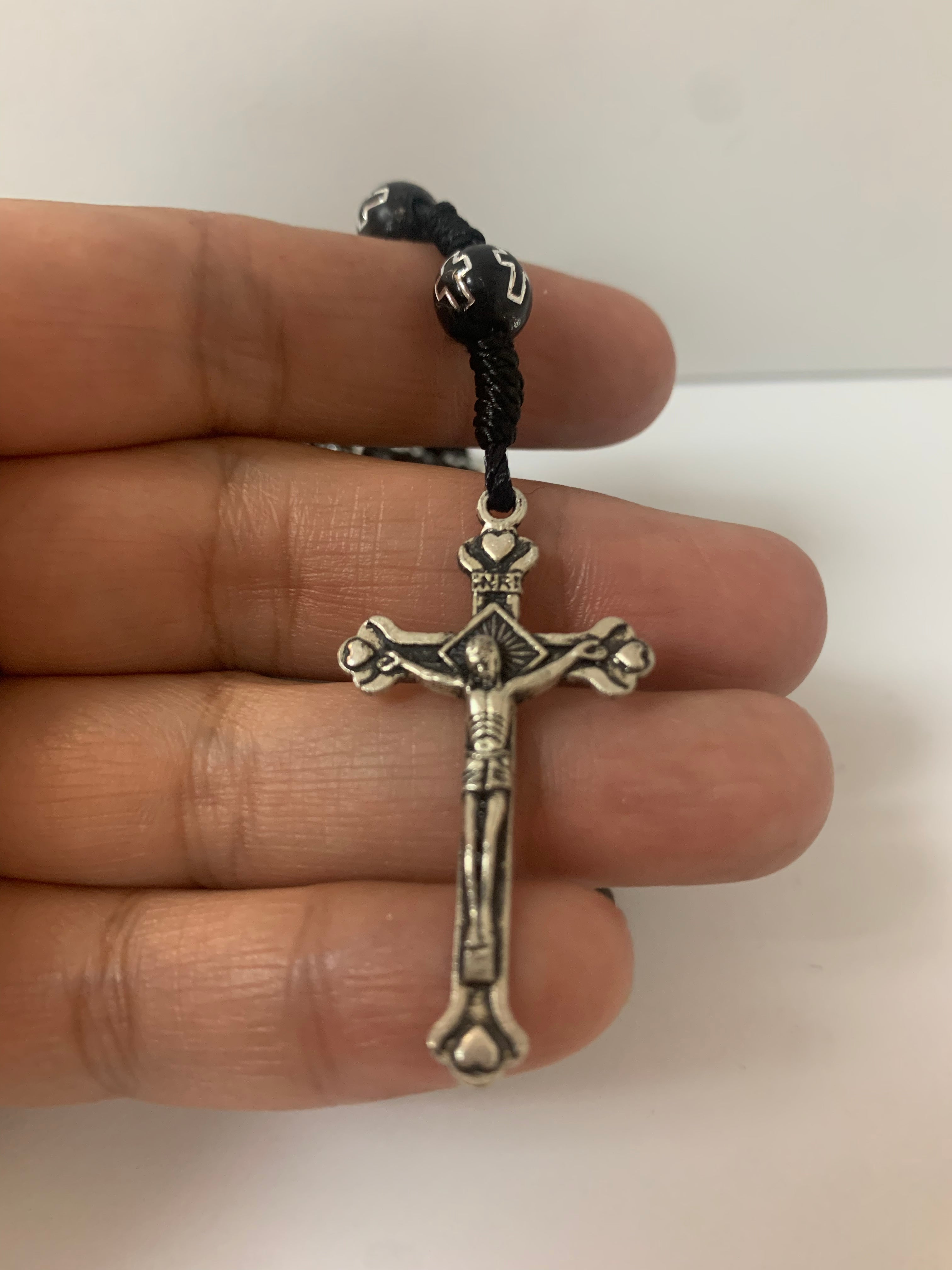 Rosary with medal of Our Lady and Soil from the Holy Land