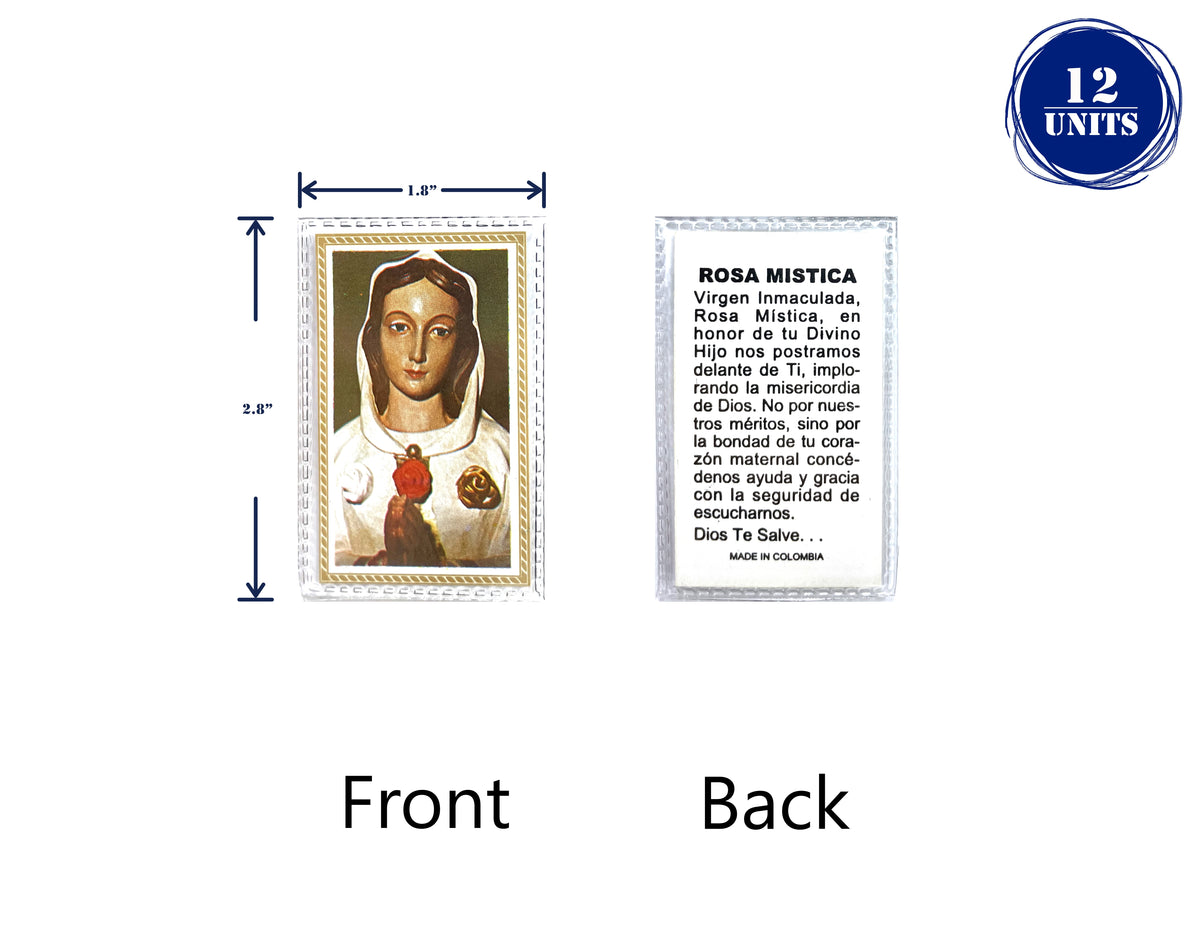 Estampas Católicas Plastificadas en Español – Laminated Prayer Holy Cards, 3.5" x 2"