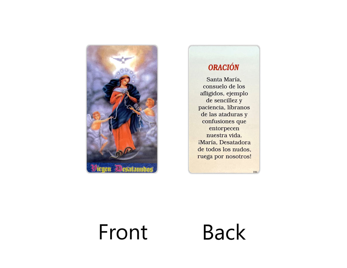 Estampas Católicas en Español – Prayer Holy Cards in Spanish, 3.5" x 2"