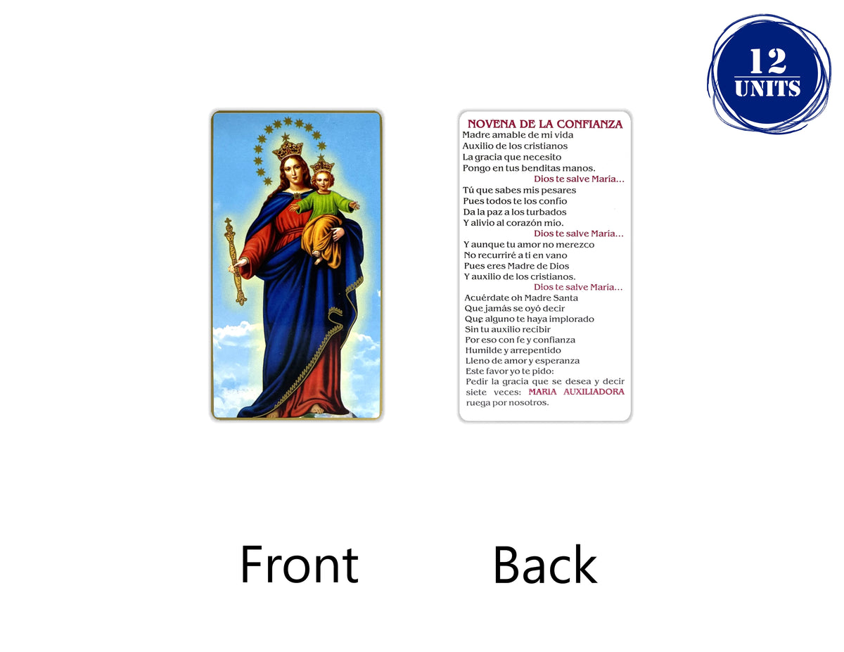 Estampas Católicas en Español – Prayer Holy Cards in Spanish, 3.5" x 2"