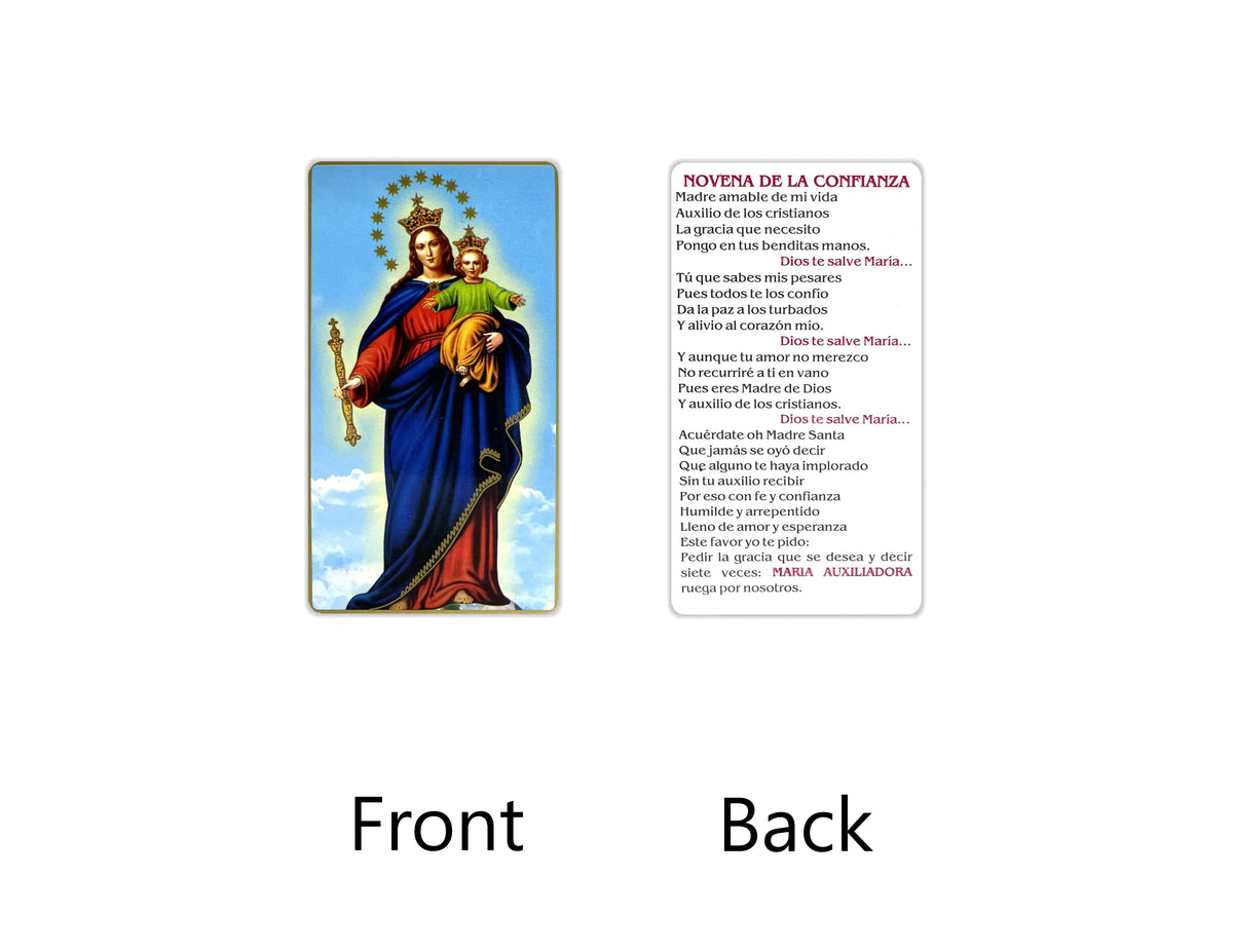 Estampas Católicas en Español – Prayer Holy Cards in Spanish, 3.5" x 2"