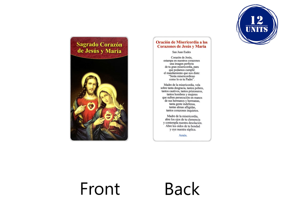 Estampas Católicas en Español – Prayer Holy Cards in Spanish, 3.5" x 2"