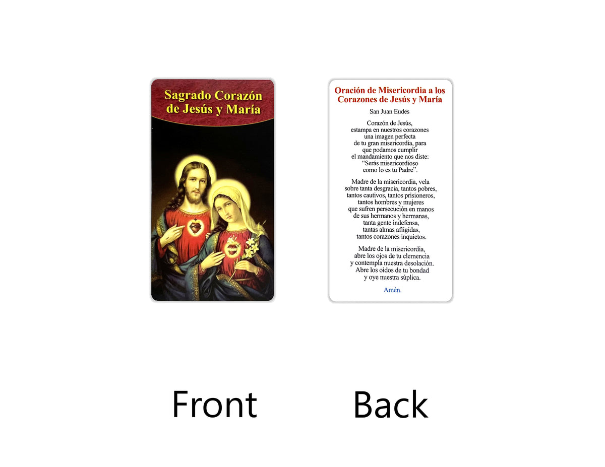 Estampas Católicas en Español – Prayer Holy Cards in Spanish, 3.5" x 2"
