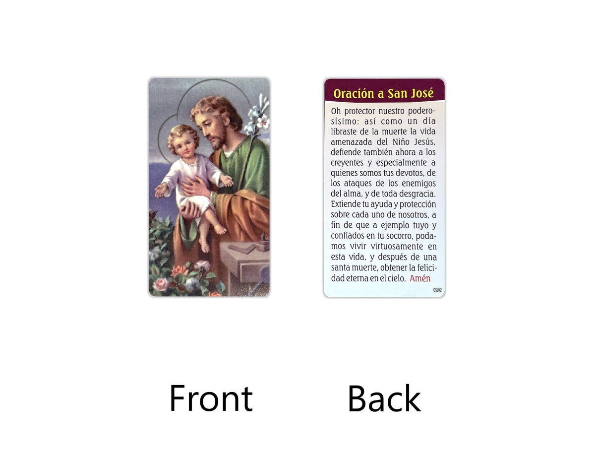 Estampas Católicas en Español – Prayer Holy Cards in Spanish, 3.5" x 2"