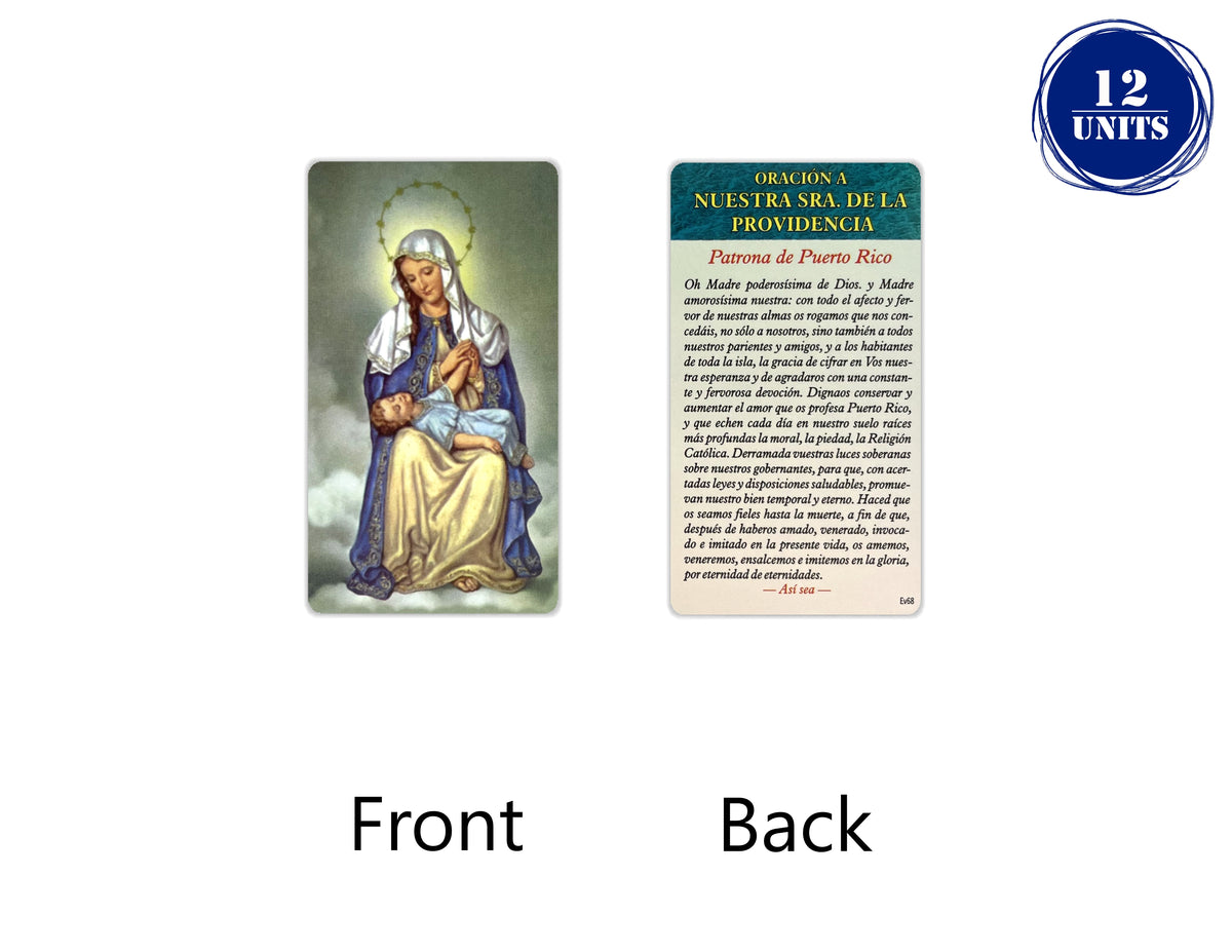 Estampas Católicas en Español – Prayer Holy Cards in Spanish, 3.5" x 2"