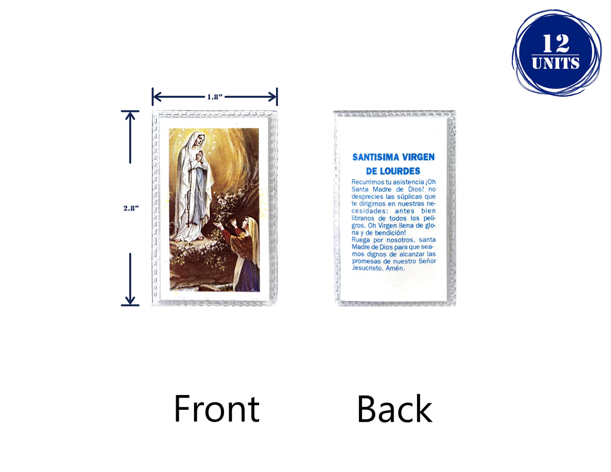 Estampas Católicas Plastificadas en Español – Laminated Prayer Holy Cards, 3.5" x 2"