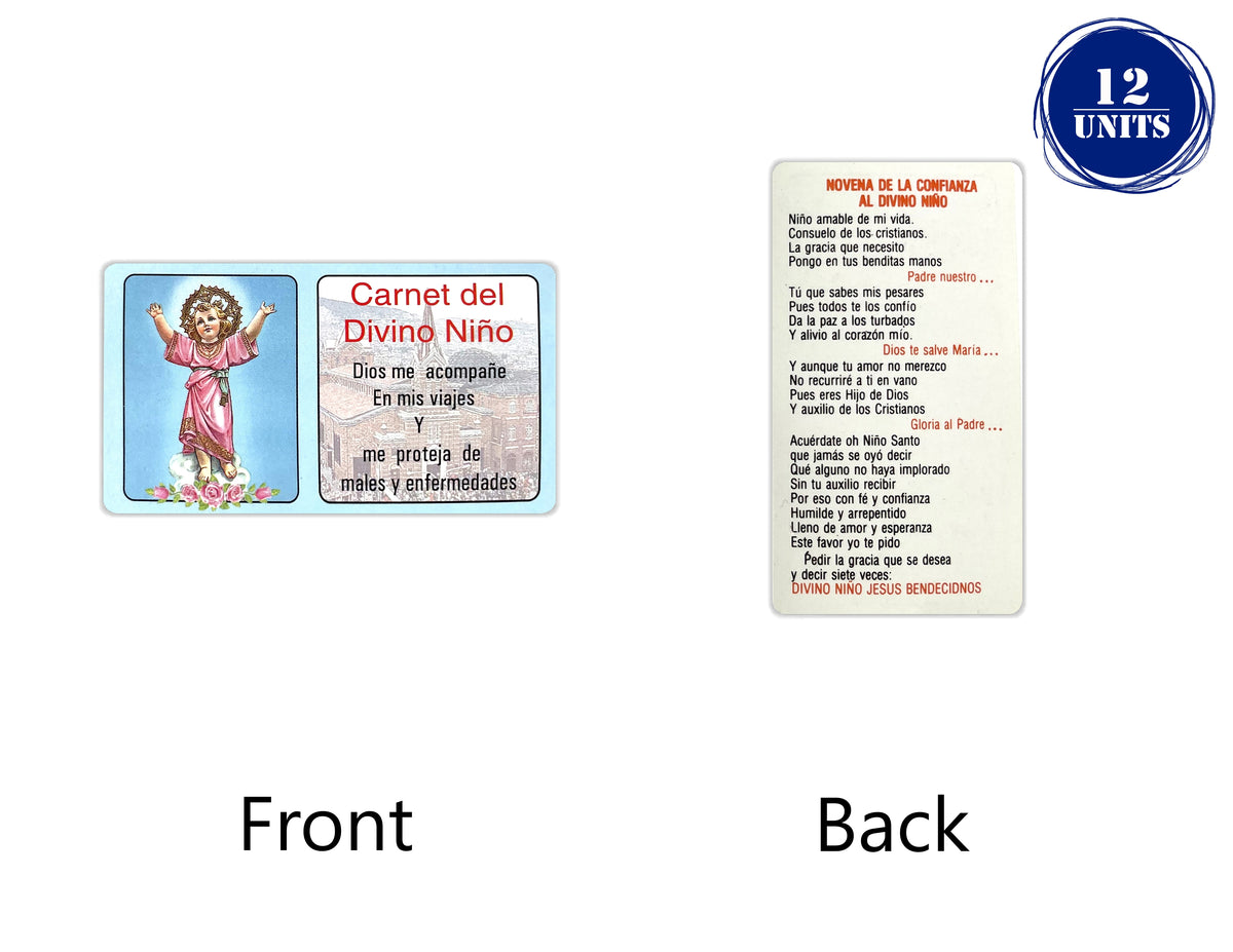 Estampas Católicas en Español – Prayer Holy Cards in Spanish, 3.5" x 2"