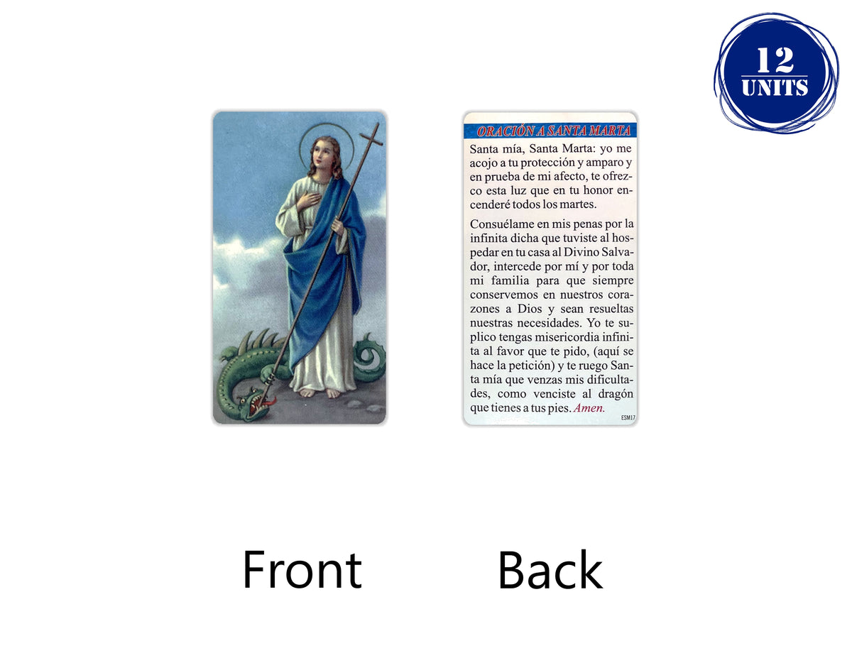 Estampas Católicas en Español – Prayer Holy Cards in Spanish, 3.5" x 2"