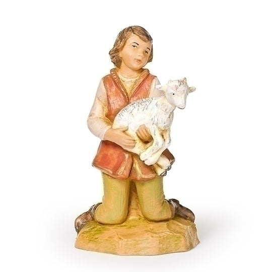 Fontanini 5-inch Zane Shepherd with Goat figure