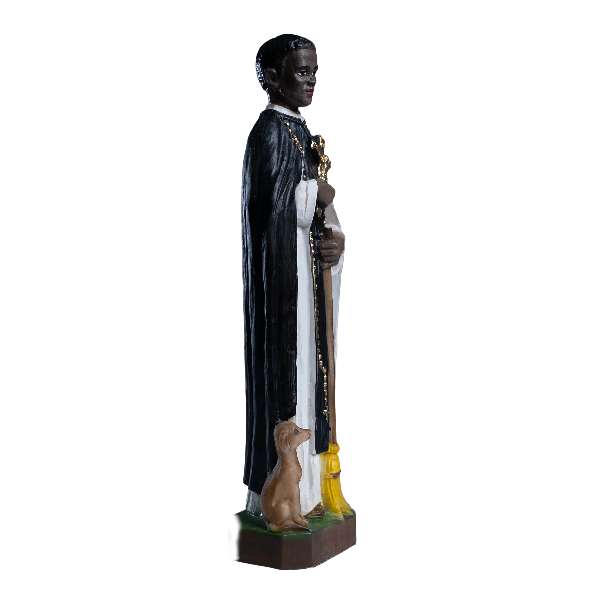 The Faith Gift Shop Saint Martin de Porres statue - Hand Painted in Italy - Our Tuscany Collection - Estatua de San Martin de Porres