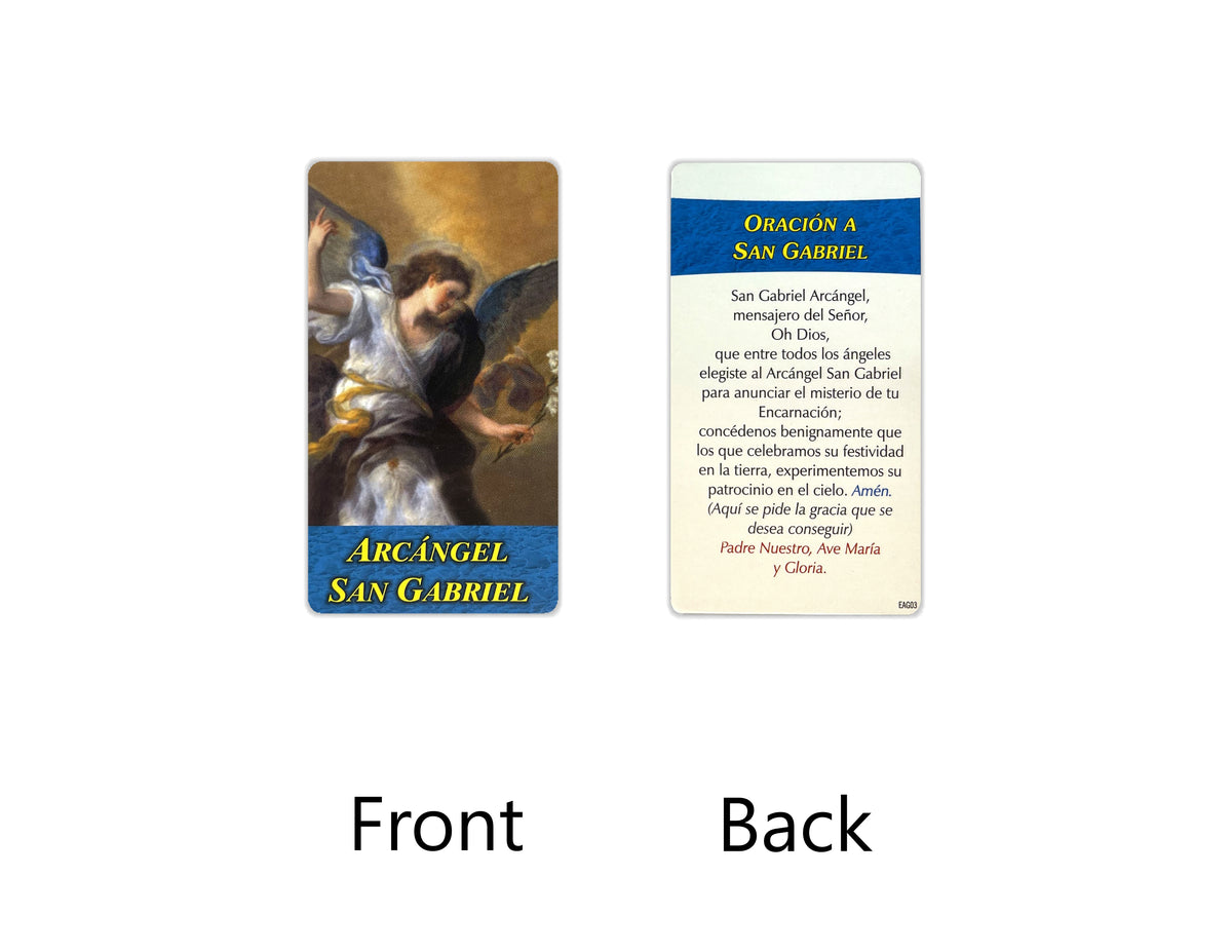 Estampas Católicas en Español – Prayer Holy Cards in Spanish, 3.5" x 2"