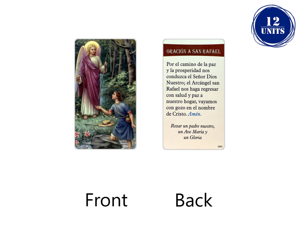 Estampas Católicas en Español – Prayer Holy Cards in Spanish, 3.5" x 2"