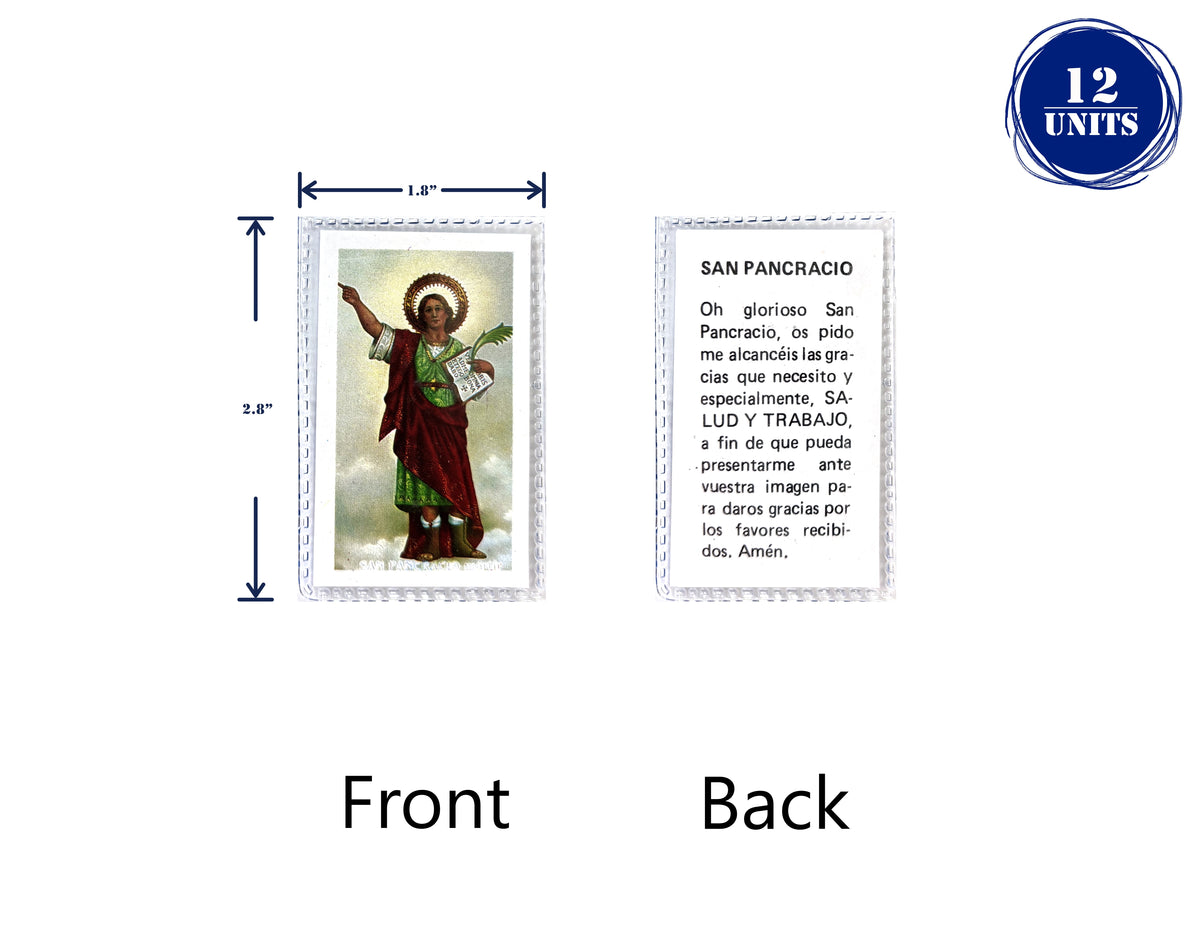 Estampas Católicas Plastificadas en Español – Laminated Prayer Holy Cards, 3.5" x 2"