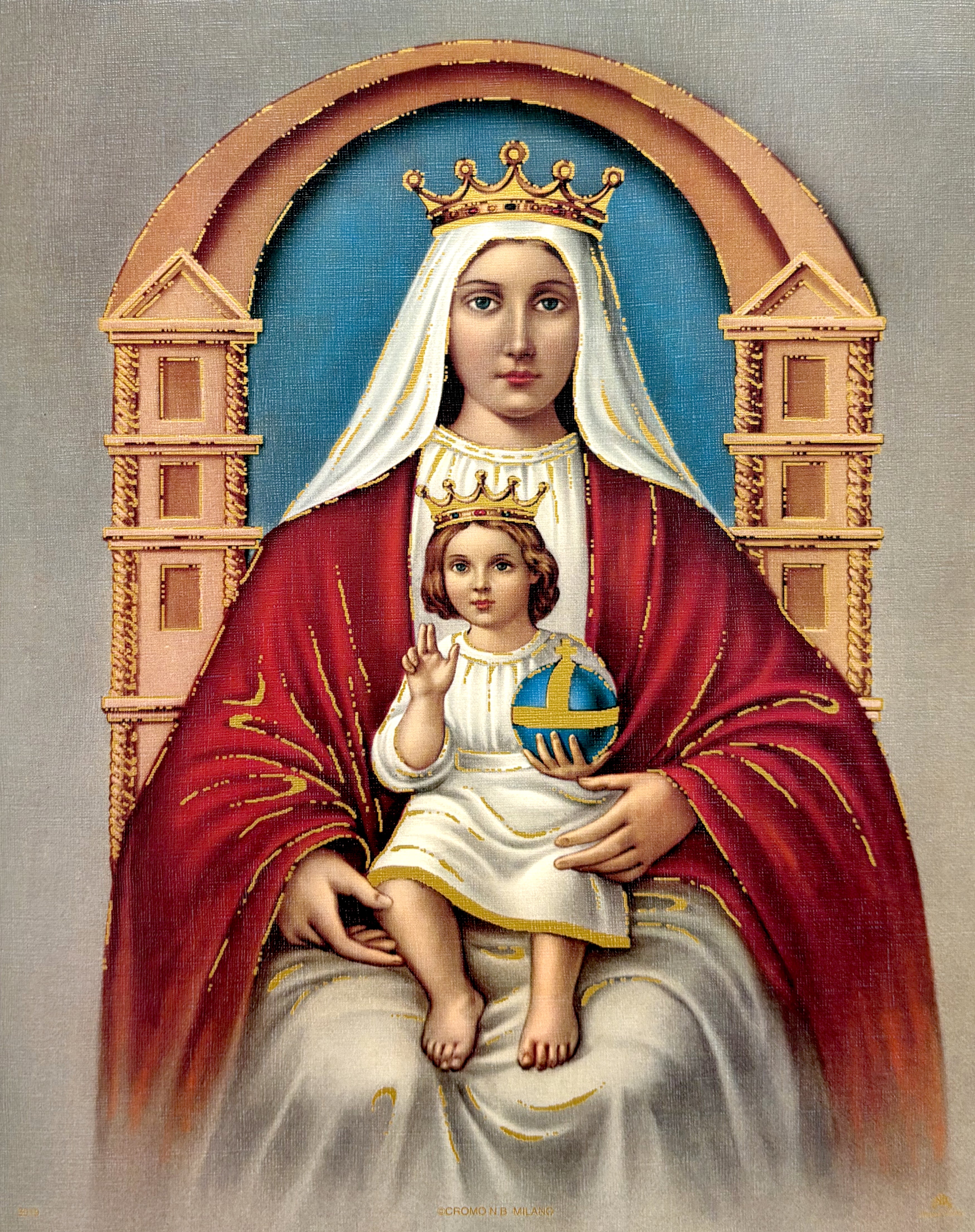 Religious Wall Art, Laminated Print, Unframed, Art Decorative Paper 8" x 10"