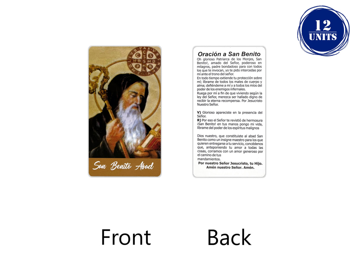 Estampas Católicas en Español – Prayer Holy Cards in Spanish, 3.5" x 2"