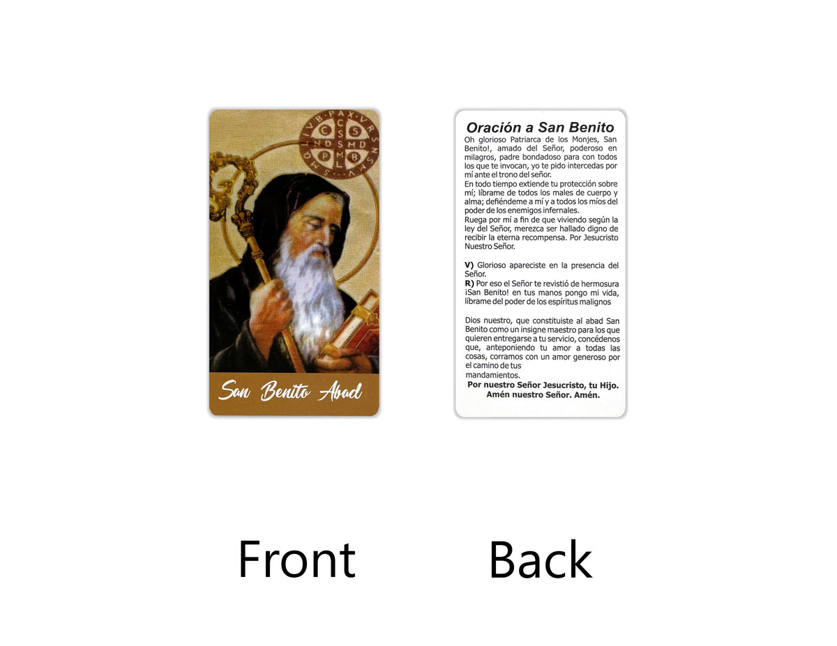 Estampas Católicas en Español – Prayer Holy Cards in Spanish, 3.5" x 2"