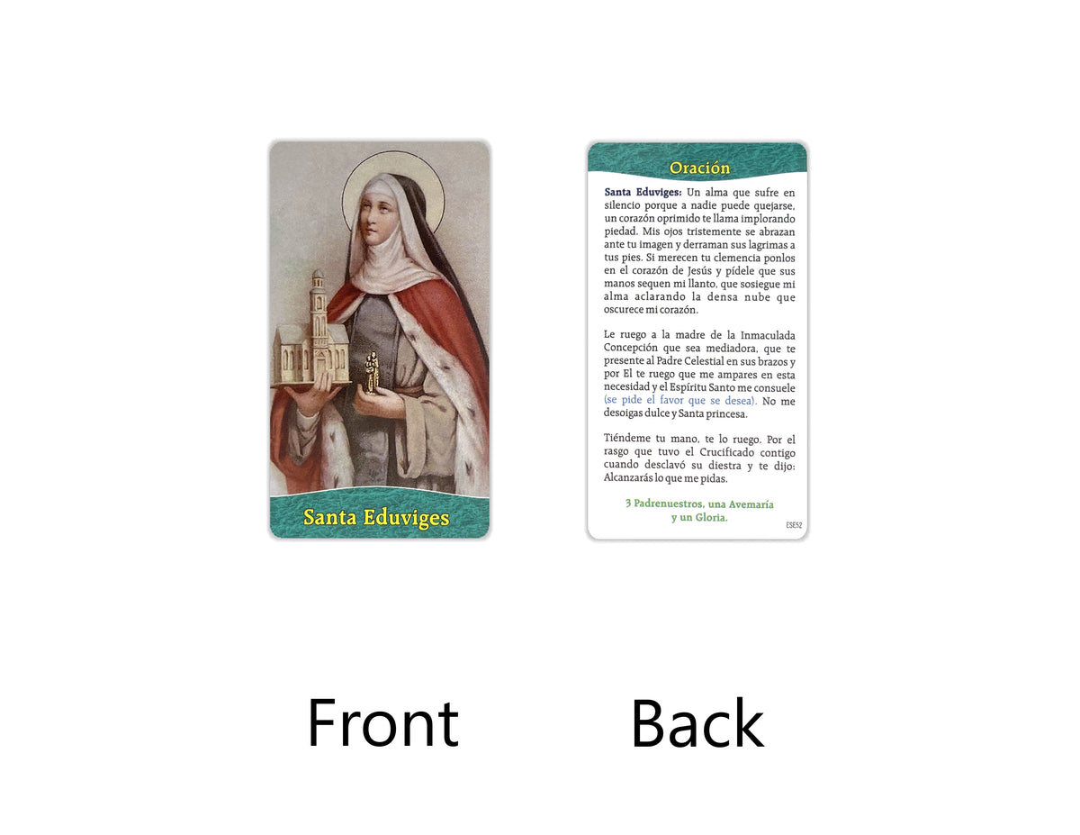 Estampas Católicas en Español – Prayer Holy Cards in Spanish, 3.5" x 2"